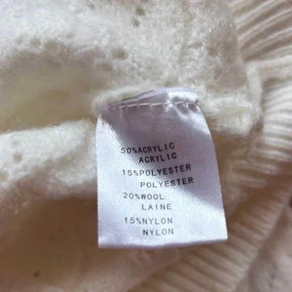 Berthie Chic White Knit Sweater - Picture 10 of 10